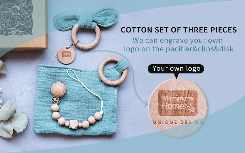 Let's Make 1pc Wooden Teether Amigurumi Baby
