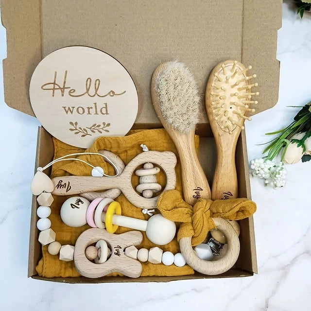 Custom Name Baby Gift Set - 8 Piece