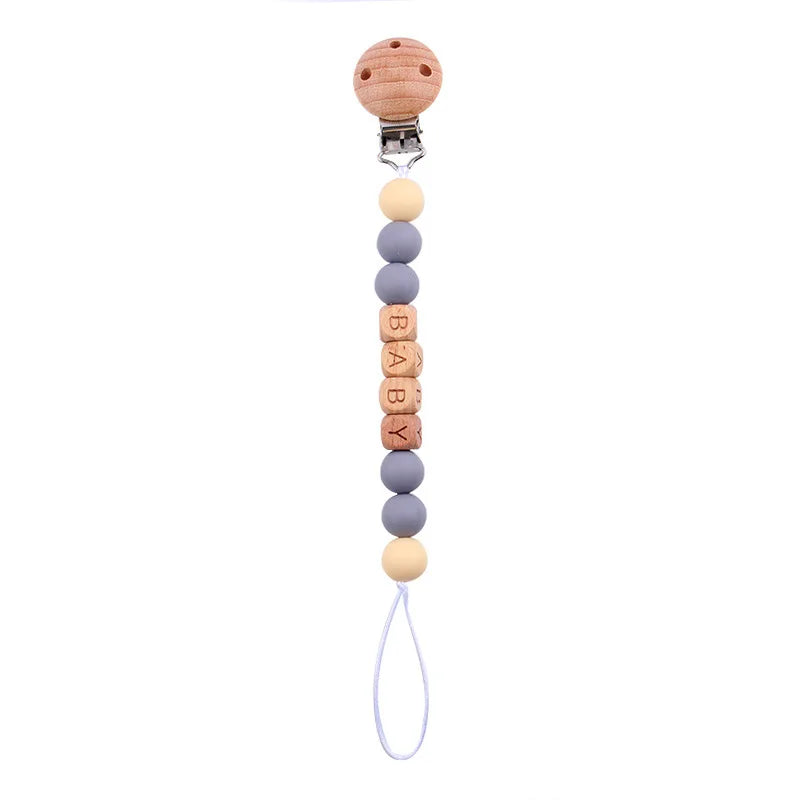Customized New Baby Pacifier Clips Teethers