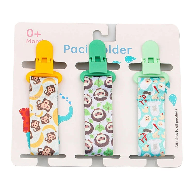 3pcs/set Nipples Holder Pacifier Clip for DIY Nursing Soother