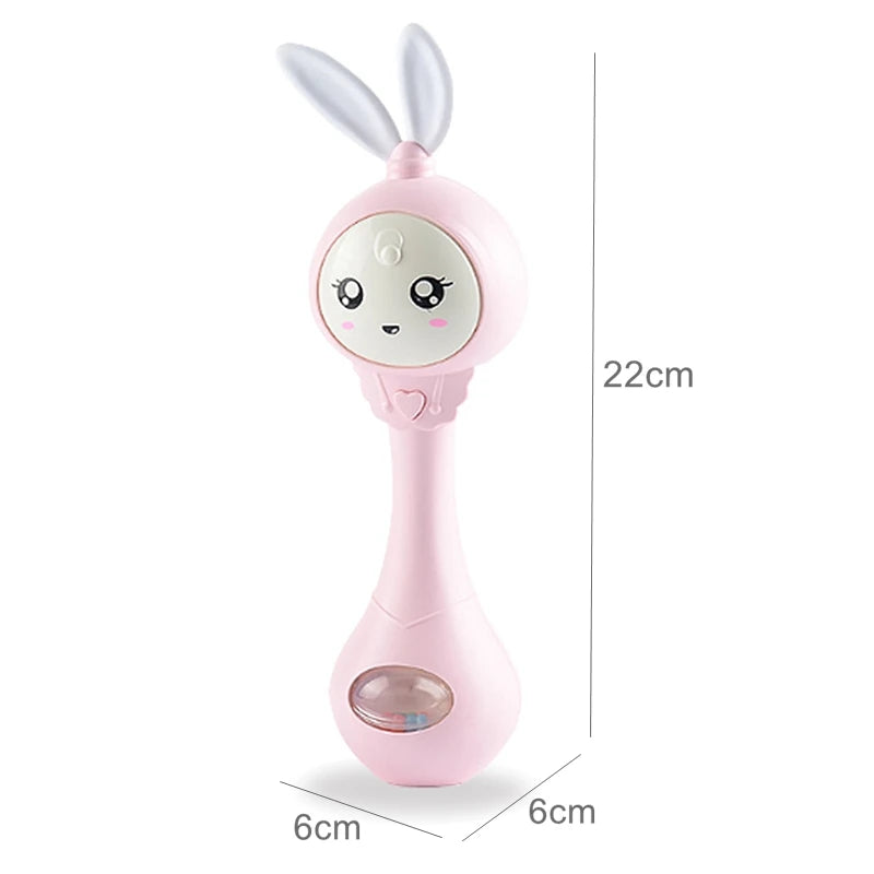 Educational Music and Shine Rattle Toys Rabbit Intelligent Baby Rattles