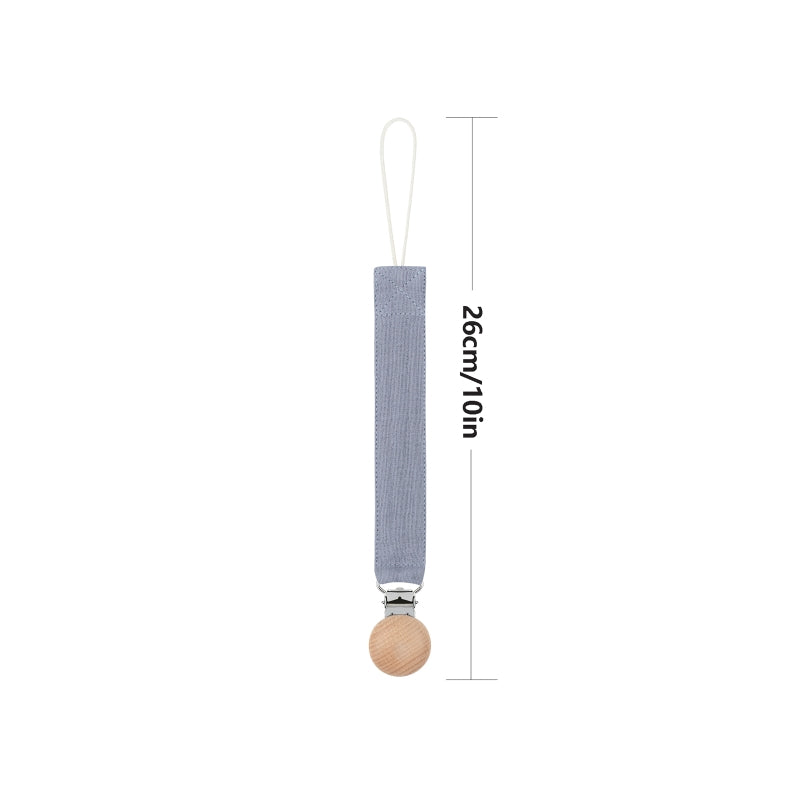 Baby Cotton Pacifier Chain Beech Pacifier Clip Infant
