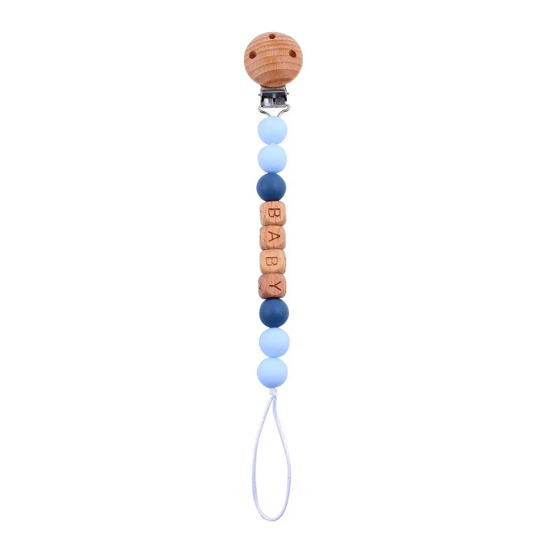 Customized New Baby Pacifier Clips Teethers