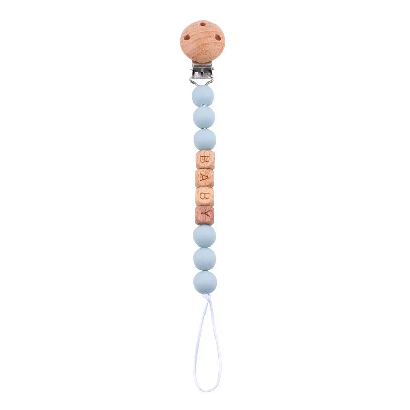 Customized New Baby Pacifier Clips Teethers