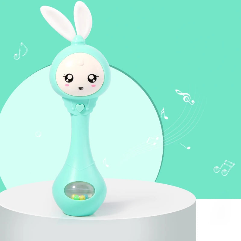 Educational Music and Shine Rattle Toys Rabbit Intelligent Baby Rattles