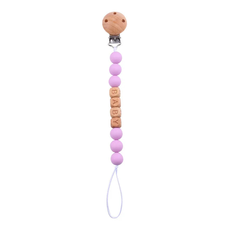 Customized New Baby Pacifier Clips Teethers
