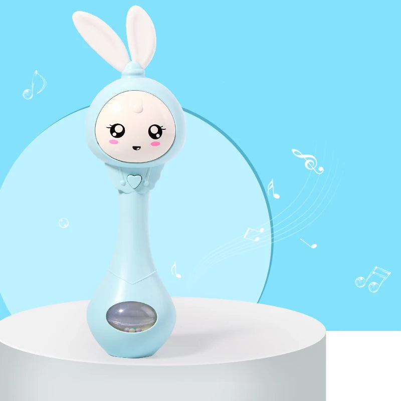 Educational Music and Shine Rattle Toys Rabbit Intelligent Baby Rattles