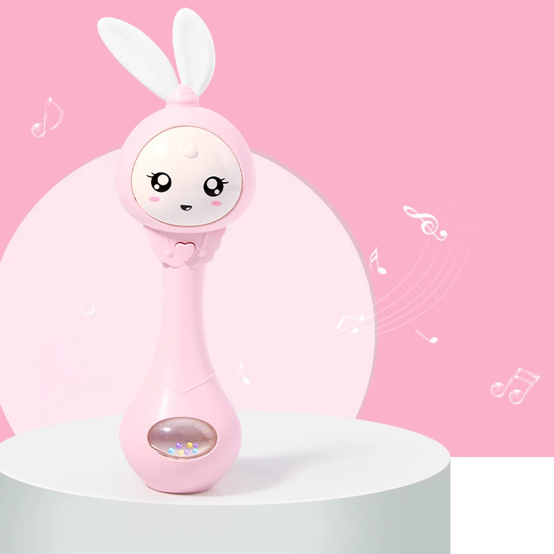 Educational Music and Shine Rattle Toys Rabbit Intelligent Baby Rattles