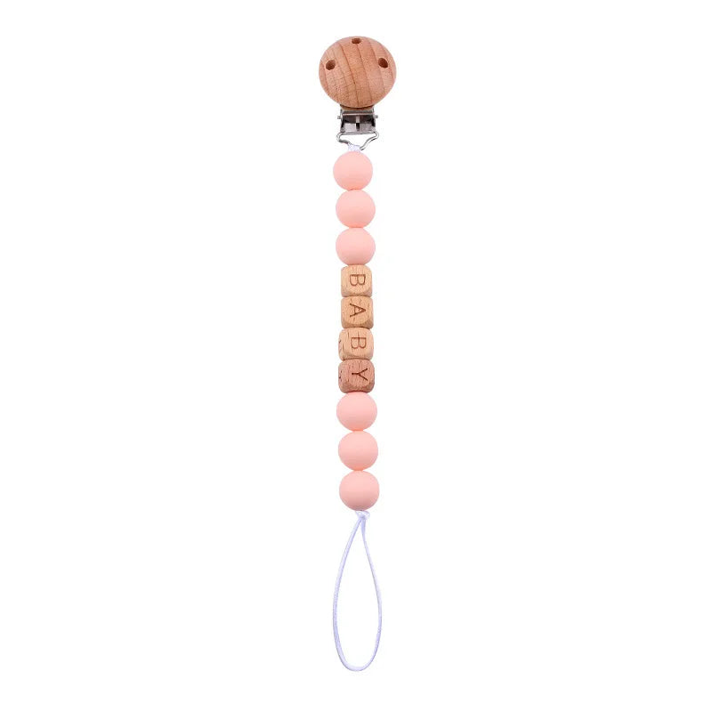 Customized New Baby Pacifier Clips Teethers