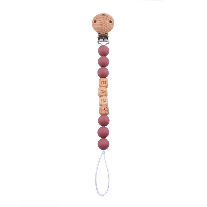 Customized New Baby Pacifier Clips Teethers