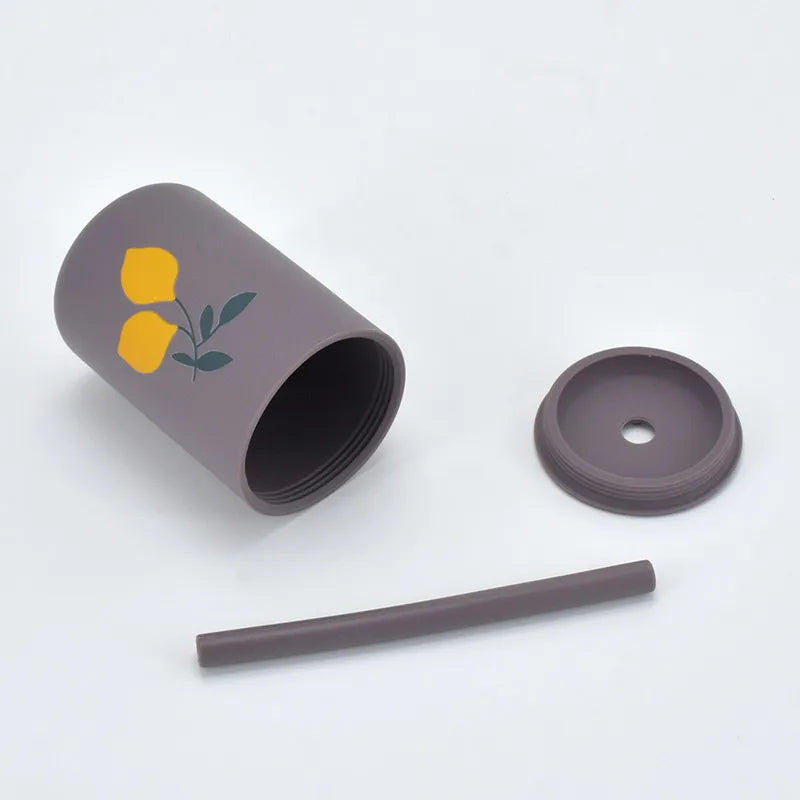 Baby Cartoon Straw Cup