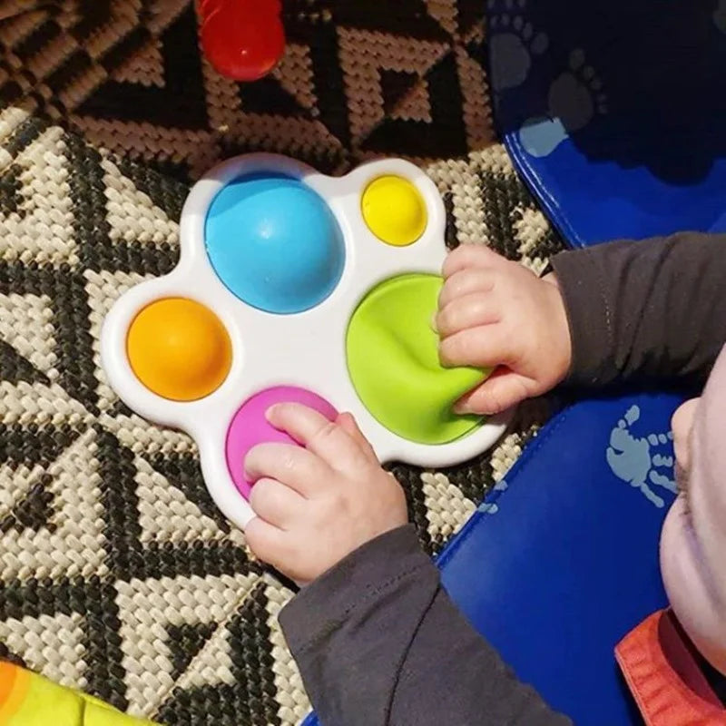 Infant Baby Toys Montessori Exercise Board Rattle