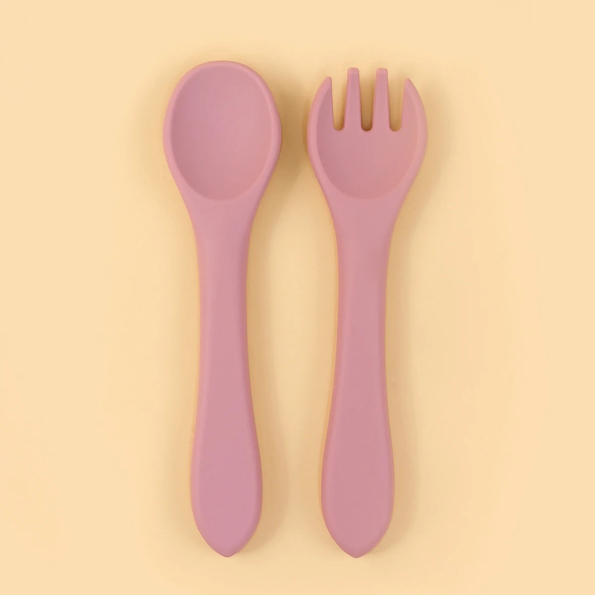 Baby Silicone Fork & Spoon Set