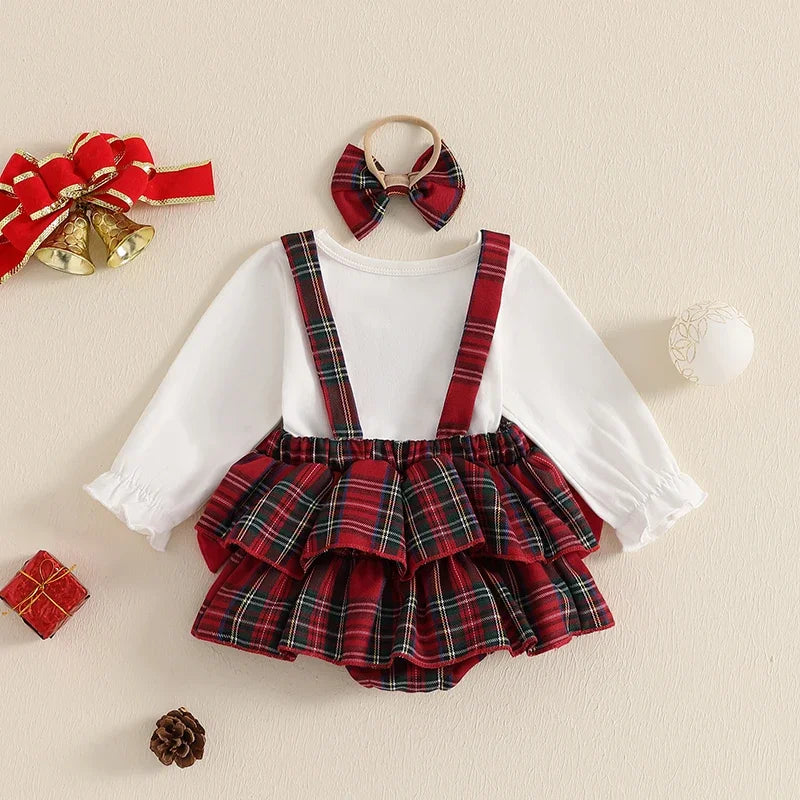 Baby Girls 3Pcs Christmas Outfit