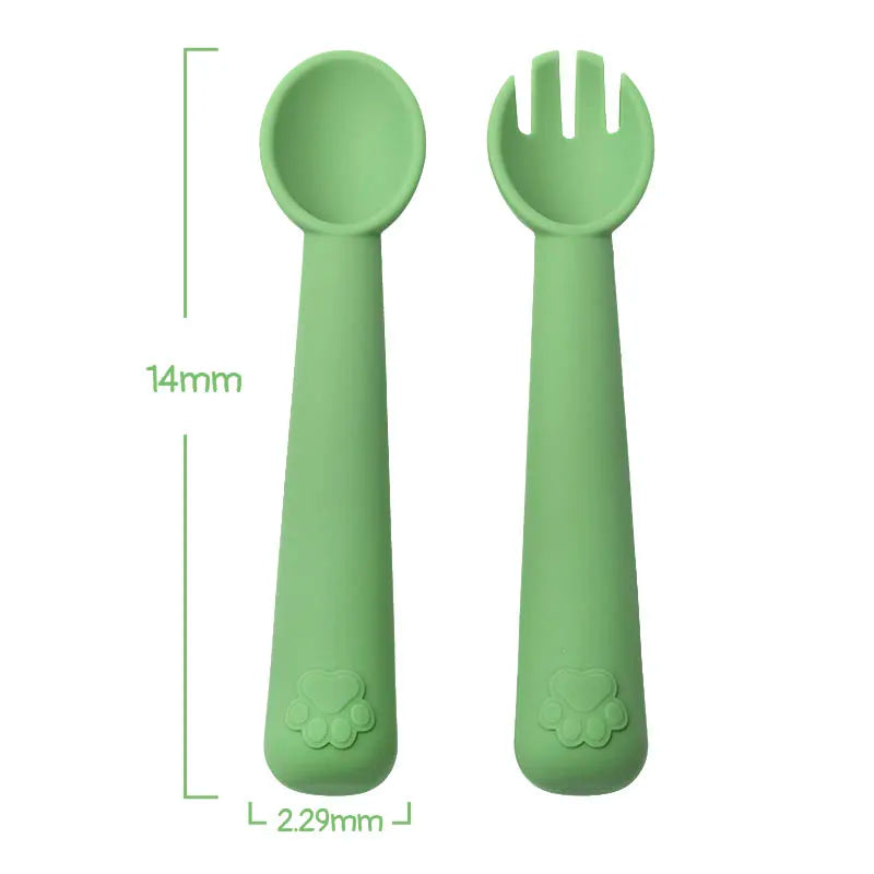7pc Baby Silicone Feeding Set