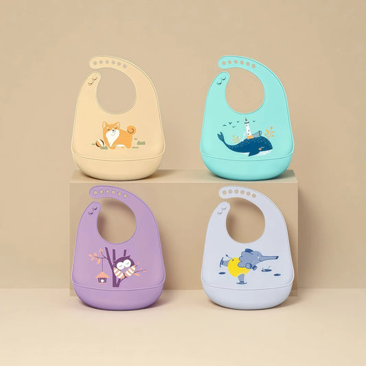 Waterproof Silicone Baby Bibs