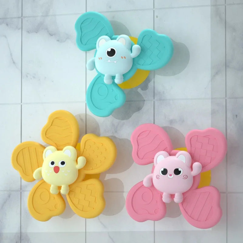 3pcs Baby Cartoon Fidget Spinner Toys Colorful Insect