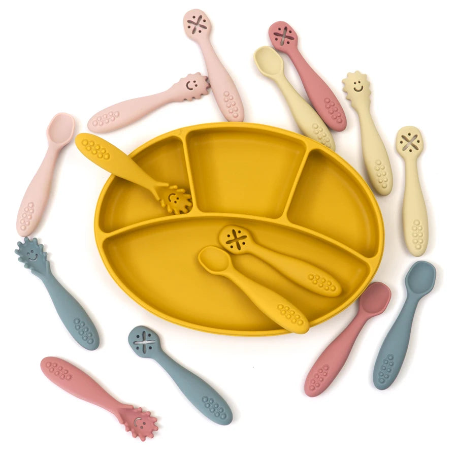 Baby Silicone Utensils - 3 Piece
