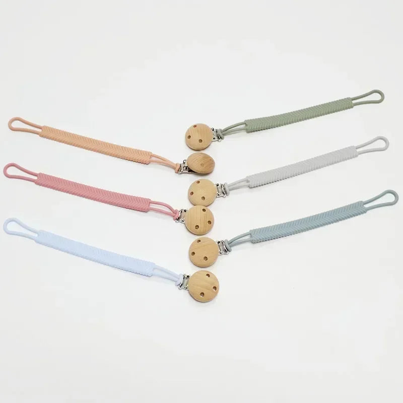 Baby Silicone Pacifier Chain Clip