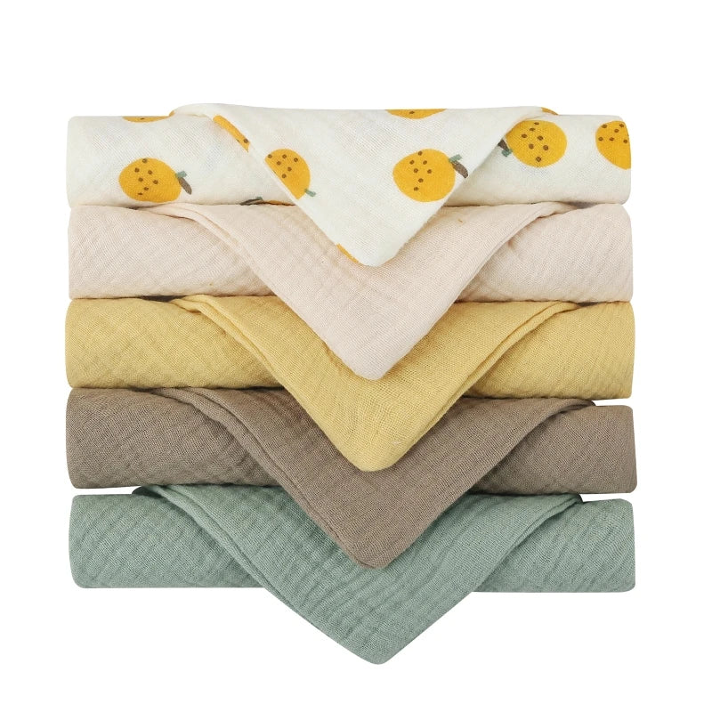 5 Pack Baby Face Cloth Towels