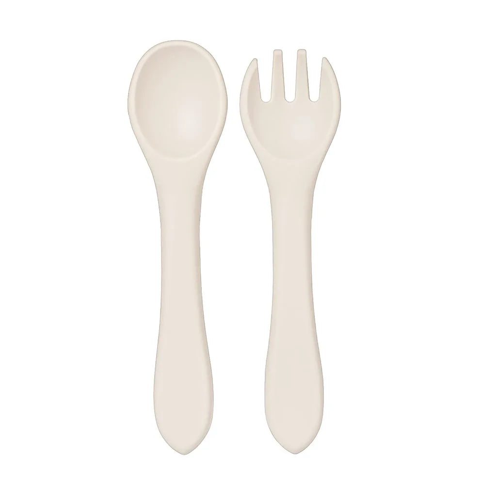 Baby Silicone Fork & Spoon Set