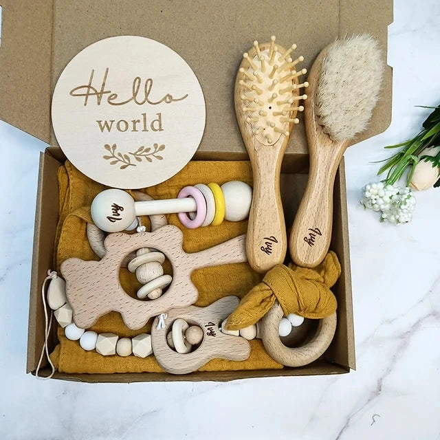 Custom Name Baby Gift Set - 8 Piece