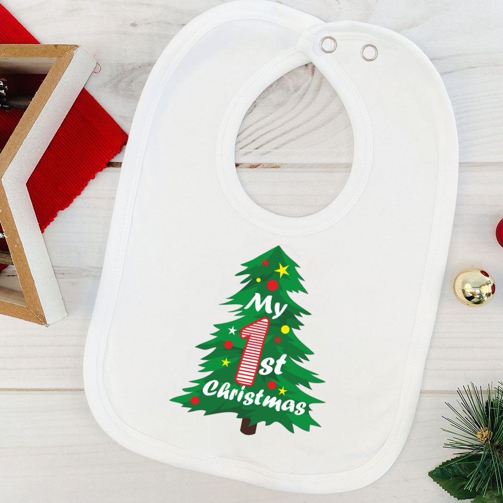 My First Christmas Baby Bib