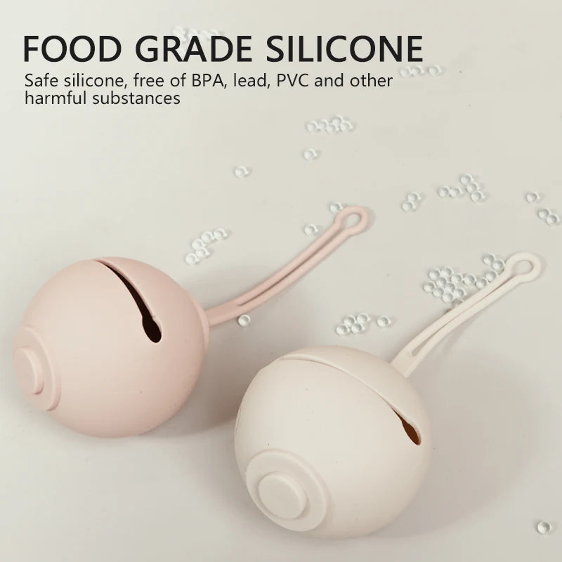Baby Silicone Pacifier Holder Food Grade Nipple Storage Box