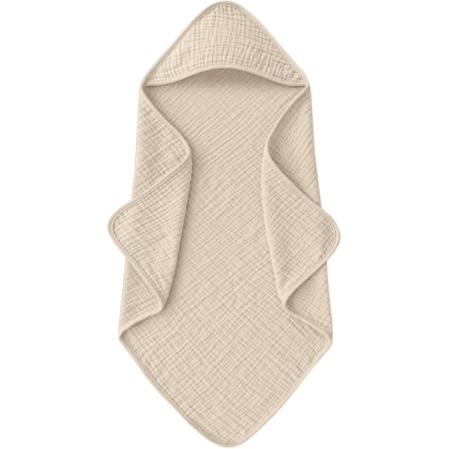 Cotton Muslin Hooded Baby Towel