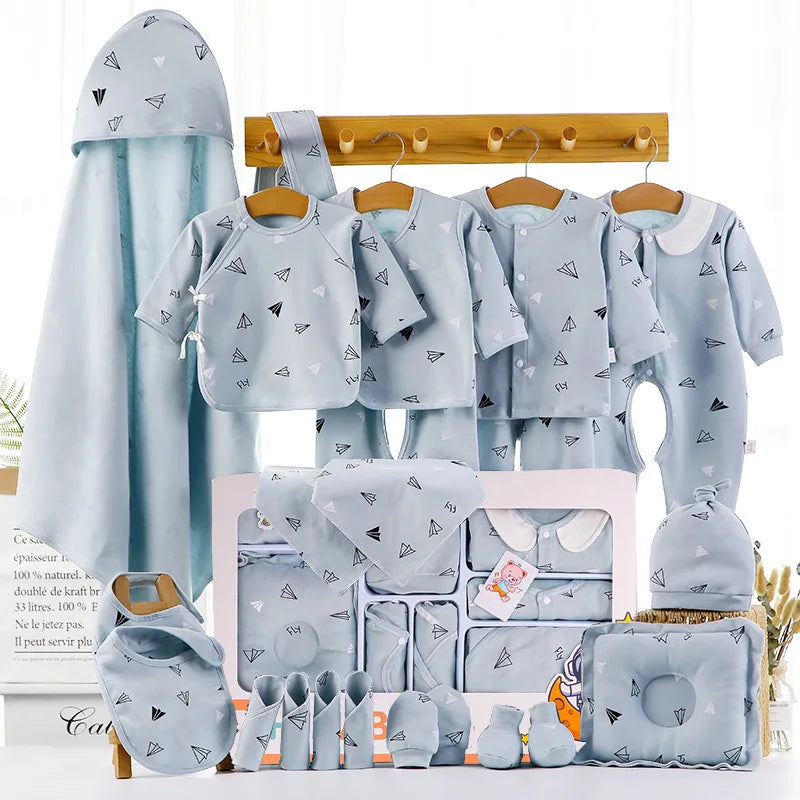 18-Piece Newborn Baby Gift Set - Pure Cotton