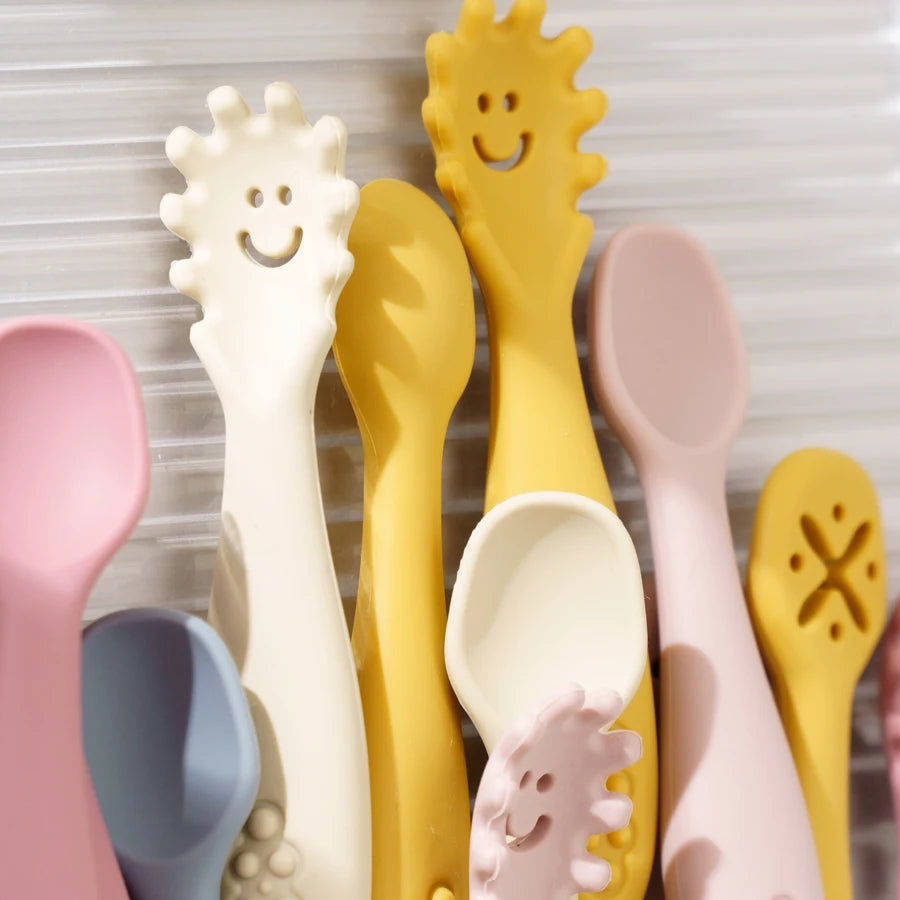 Baby Silicone Utensils - 3 Piece