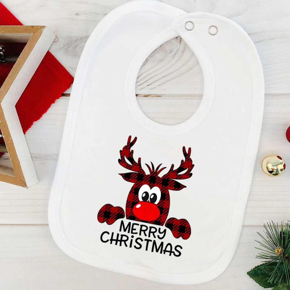 My First Christmas Baby Bib