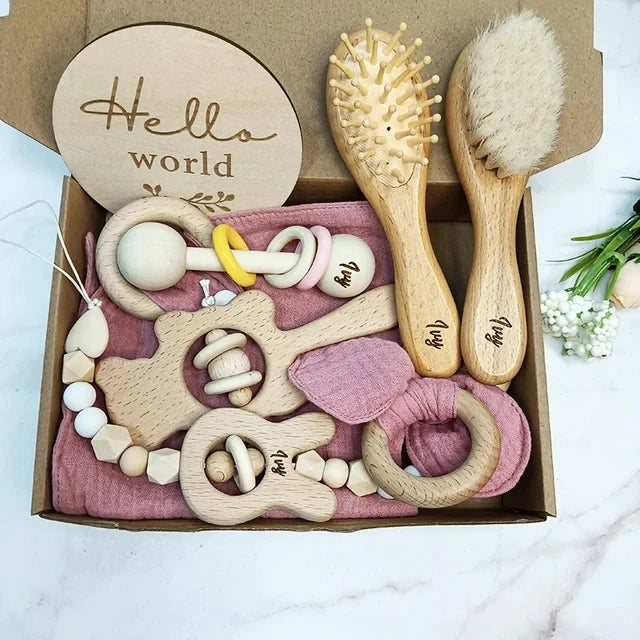 Custom Name Baby Gift Set - 8 Piece