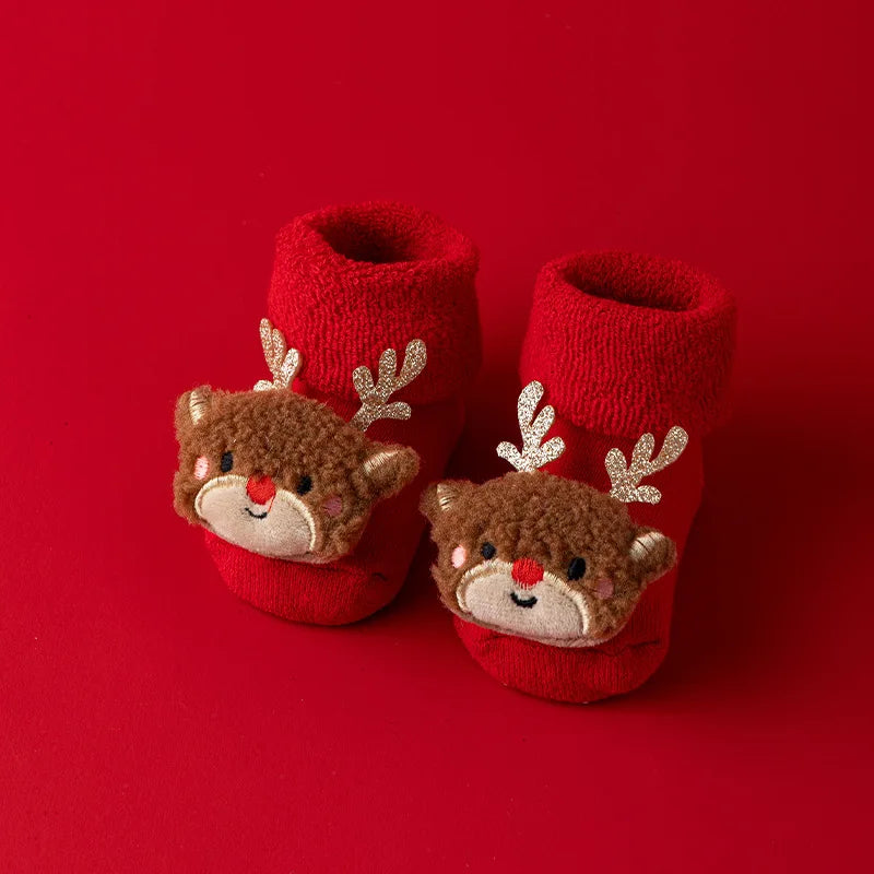Christmas Baby Socks - Santa Warm Slippers