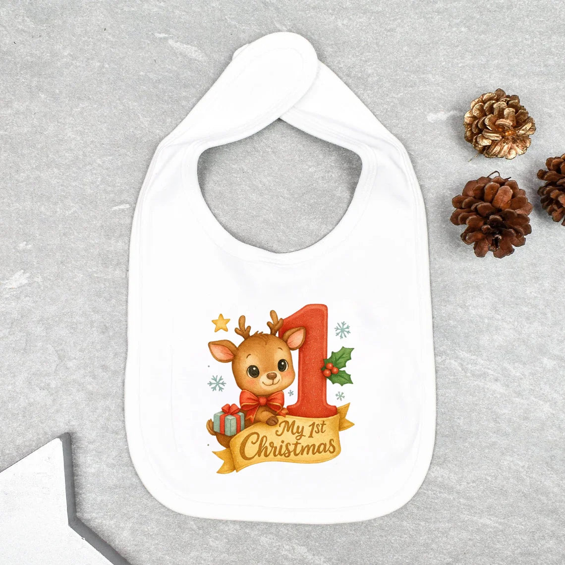 Baby's 1st Christmas Bib