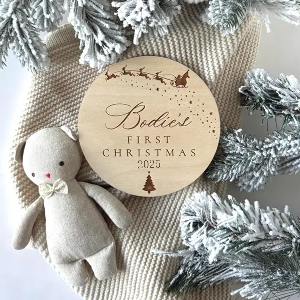 Personalized Baby's First Christmas
