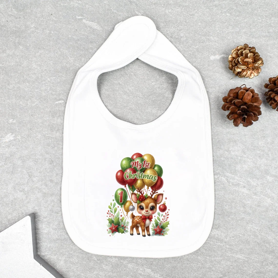 Baby's 1st Christmas Bib