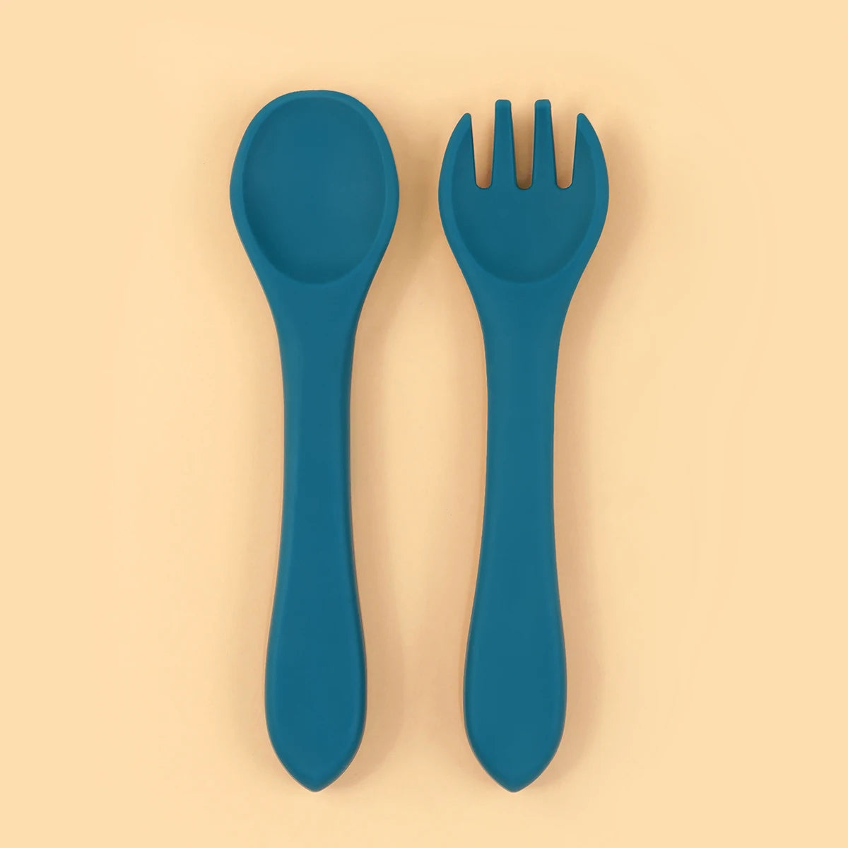 Baby Silicone Fork & Spoon Set