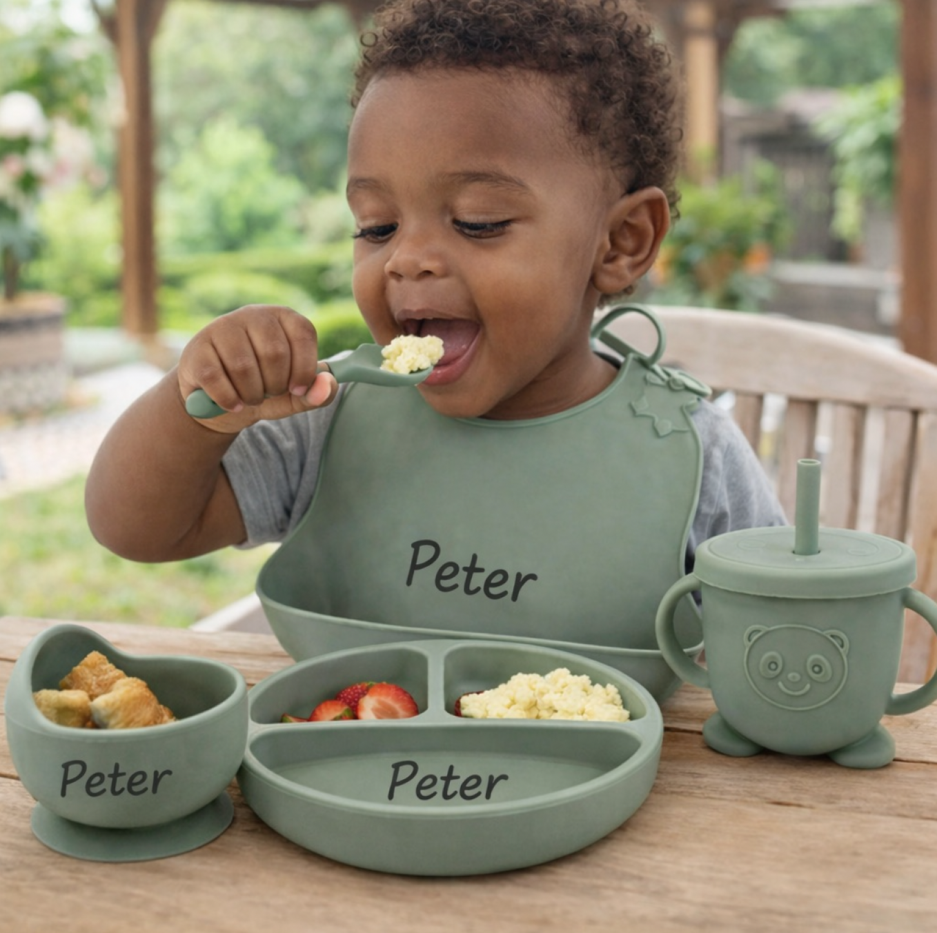 Personalized Baby Feeding Set - 8 Pieces