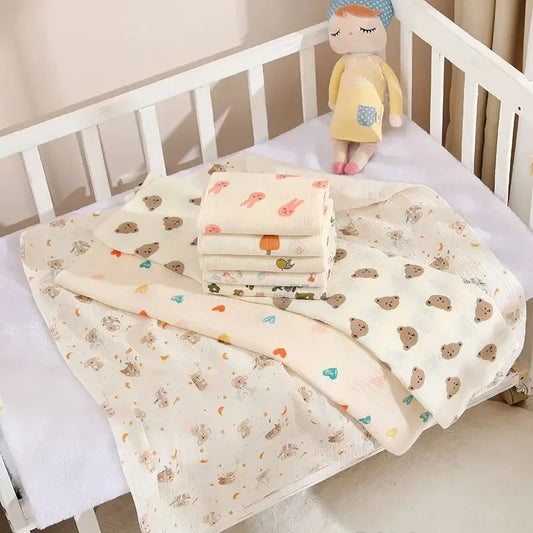 Cotton Baby Muslin Swaddle Blanket