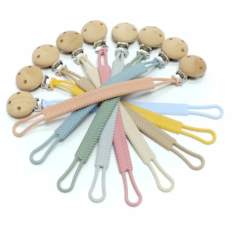 Baby Silicone Pacifier Chain Clip