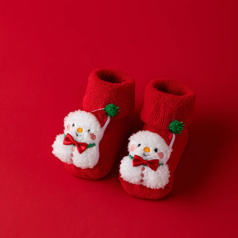 Christmas Baby Socks - Santa Warm Slippers