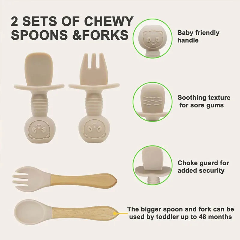 Personalized Baby Feeding Set - 8 Pieces