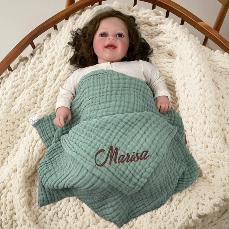 Custom Name Baby Bath Towel