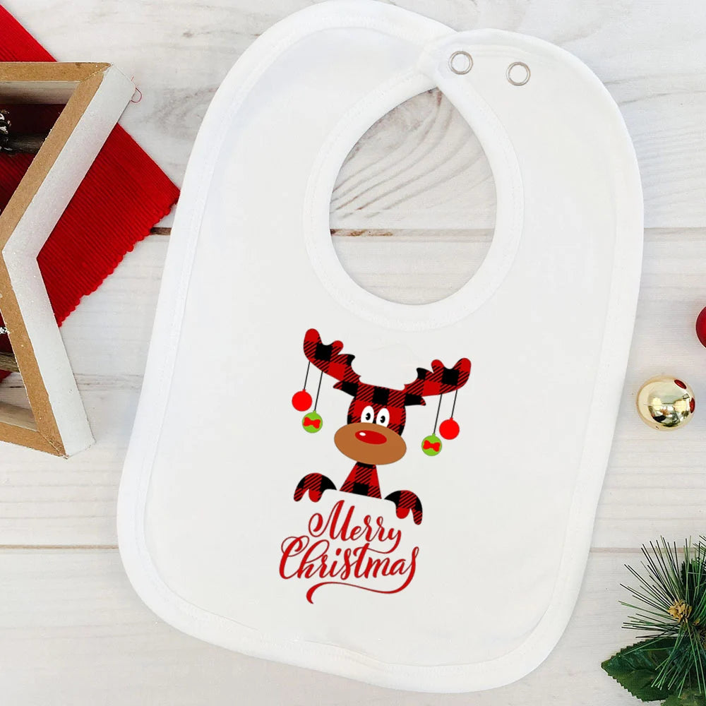 My First Christmas Baby Bib