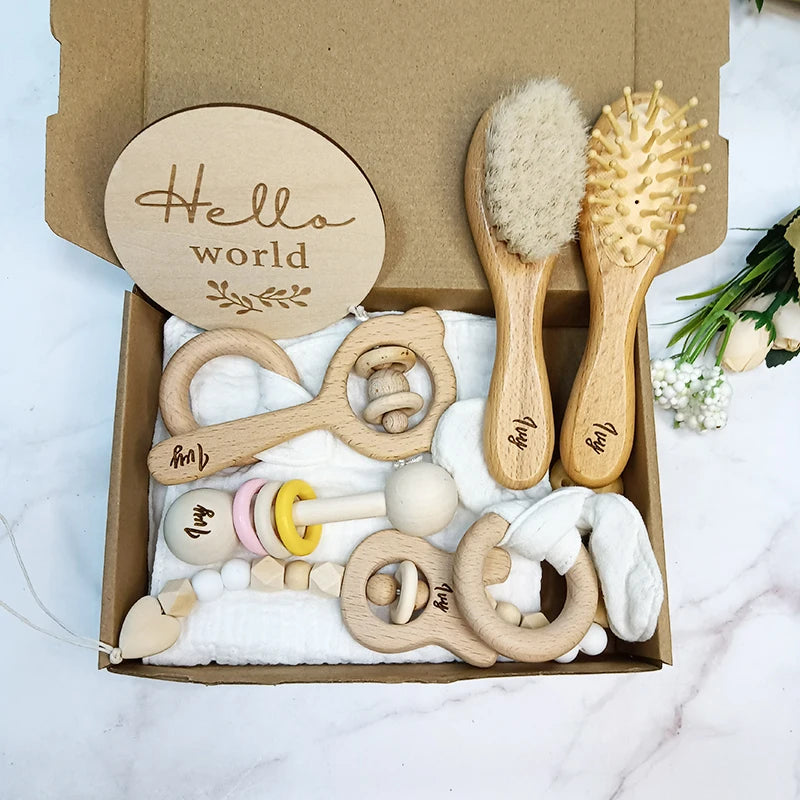 Custom Name Baby Gift Set - 8 Piece